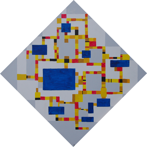 De voetstappen van Piet Mondriaan