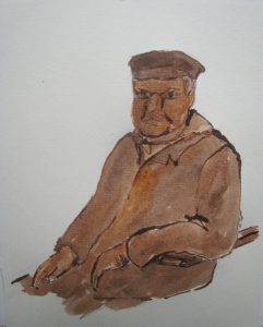 Klepperman 2 - sepia, 25 x 20 cm