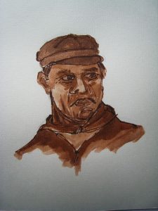 Klepperman 10 - sepia, 25 x 20 cm