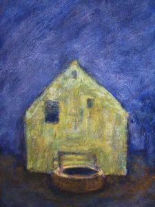Waterput in Lac, acryl 60 x 37 cm