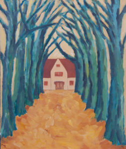 Vierhouten (olieverf, 50x60cm)