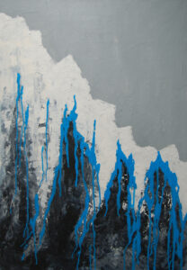 IJsberg, olieverf 85 x 60 cm
