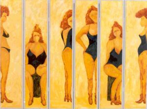 Kamerscherm 1, acryl 180 x 240 cm