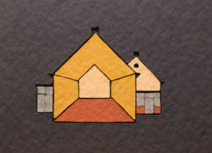 Woonhuis 't Paadje in Laren, zachtboard