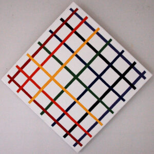 Wimpels: ruit (olieverf, 80x80cm)