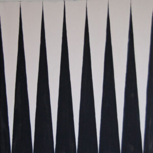 Wimpels: Grafische weergave (olieverf, 60x60cm)