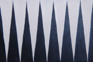 Wimpels (olieverf op paneel, 25x20cm)