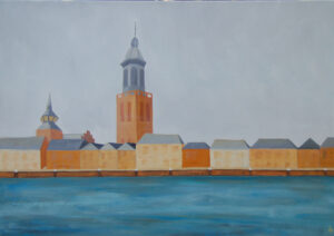 Kampen (olieverf, 85x60cm)