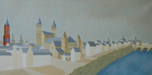 Maastricht (olieverf, 140x70cm)
