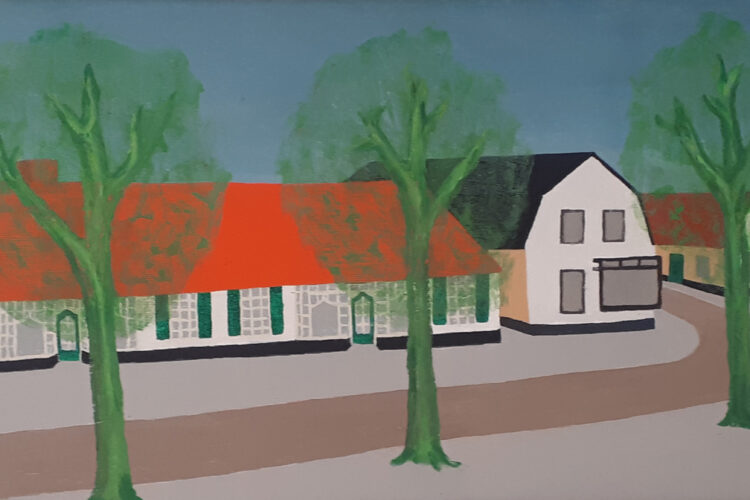 De Rijt (olieverf, 100x30cm)